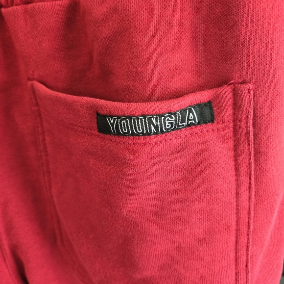 YoungLA Red Shorts - Picture 3 of 5